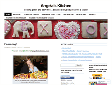 Tablet Screenshot of angelaskitchen.wordpress.com