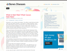 Tablet Screenshot of bonesdiseases.wordpress.com