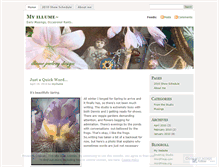 Tablet Screenshot of myillume.wordpress.com