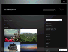 Tablet Screenshot of journeyandvoyage.wordpress.com