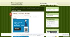 Desktop Screenshot of freebiecorner.wordpress.com