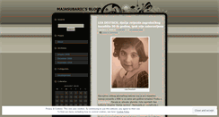 Desktop Screenshot of majasubaric.wordpress.com