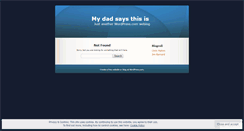 Desktop Screenshot of jeffreybarnard.wordpress.com