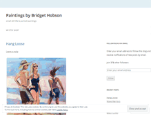 Tablet Screenshot of bridgethobson.wordpress.com