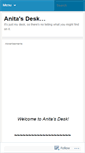Mobile Screenshot of anitasdesk.wordpress.com