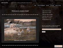 Tablet Screenshot of anitasdesk.wordpress.com