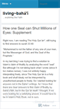 Mobile Screenshot of livingbahai.wordpress.com