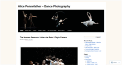 Desktop Screenshot of alicepennefatherdancephotography.wordpress.com