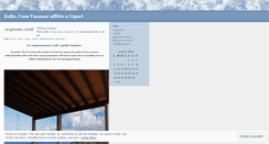 Desktop Screenshot of eolievacanze.wordpress.com
