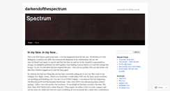 Desktop Screenshot of darkendofthespectrum.wordpress.com