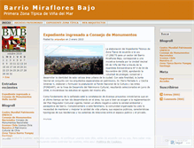 Tablet Screenshot of bmirafloresb.wordpress.com