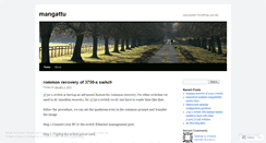 Desktop Screenshot of mangattu.wordpress.com