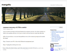 Tablet Screenshot of mangattu.wordpress.com