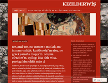 Tablet Screenshot of kizilderwis.wordpress.com