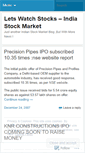 Mobile Screenshot of letswatchstocks.wordpress.com