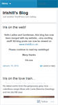 Mobile Screenshot of irishill.wordpress.com