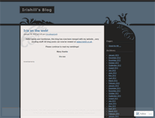Tablet Screenshot of irishill.wordpress.com