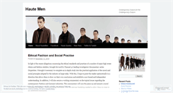 Desktop Screenshot of hautemen.wordpress.com