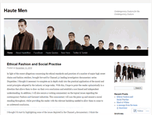 Tablet Screenshot of hautemen.wordpress.com