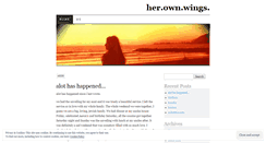 Desktop Screenshot of herownwingsld.wordpress.com