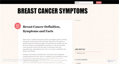 Desktop Screenshot of breastcancer02.wordpress.com
