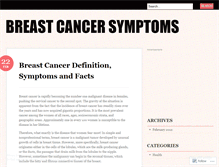 Tablet Screenshot of breastcancer02.wordpress.com