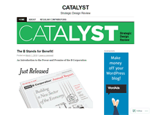 Tablet Screenshot of catalystsdr.wordpress.com