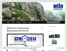 Tablet Screenshot of montanhas.wordpress.com
