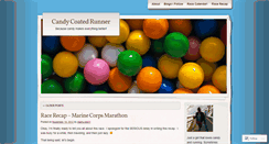 Desktop Screenshot of candycoatedrunner.wordpress.com