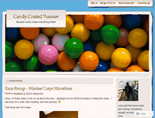 Tablet Screenshot of candycoatedrunner.wordpress.com