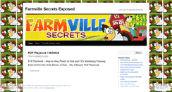 Desktop Screenshot of farmvillesecretexposed.wordpress.com