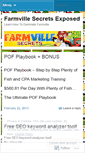 Mobile Screenshot of farmvillesecretexposed.wordpress.com