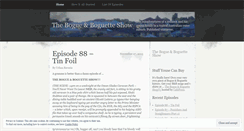 Desktop Screenshot of bogueandboguetteshow.wordpress.com