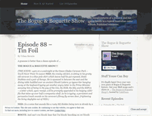 Tablet Screenshot of bogueandboguetteshow.wordpress.com