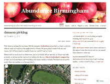 Tablet Screenshot of abundancebirmingham.wordpress.com
