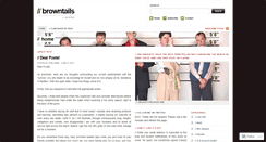 Desktop Screenshot of browntails.wordpress.com