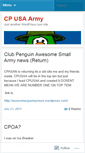 Mobile Screenshot of clubpenguinusaarmy.wordpress.com