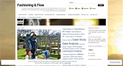 Desktop Screenshot of fashioningandflow.wordpress.com