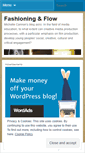 Mobile Screenshot of fashioningandflow.wordpress.com