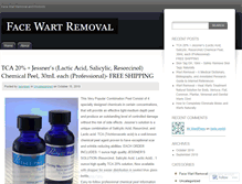 Tablet Screenshot of facewartremoval.wordpress.com
