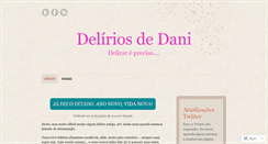 Desktop Screenshot of deliriosdedani.wordpress.com