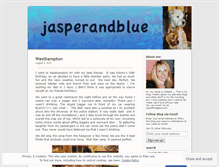 Tablet Screenshot of jasperandblue.wordpress.com