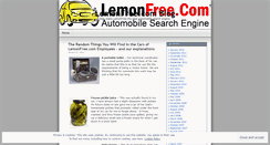 Desktop Screenshot of lemonfree.wordpress.com