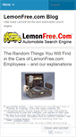 Mobile Screenshot of lemonfree.wordpress.com