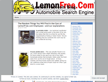 Tablet Screenshot of lemonfree.wordpress.com