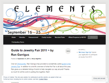 Tablet Screenshot of jewelryfair2011.wordpress.com