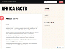 Tablet Screenshot of africafacts.wordpress.com