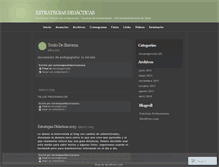 Tablet Screenshot of estrategiasdidacticasunsa.wordpress.com