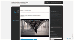 Desktop Screenshot of colectivomannequeen.wordpress.com