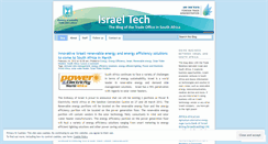 Desktop Screenshot of israeltech.wordpress.com